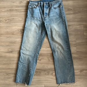 Light Wash Levi's Wedgie Straight Jeans